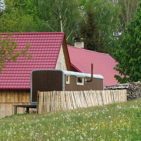 Maringotka Na Samote Na Kozi Farme Hotell Pobezovice Exteriör bild